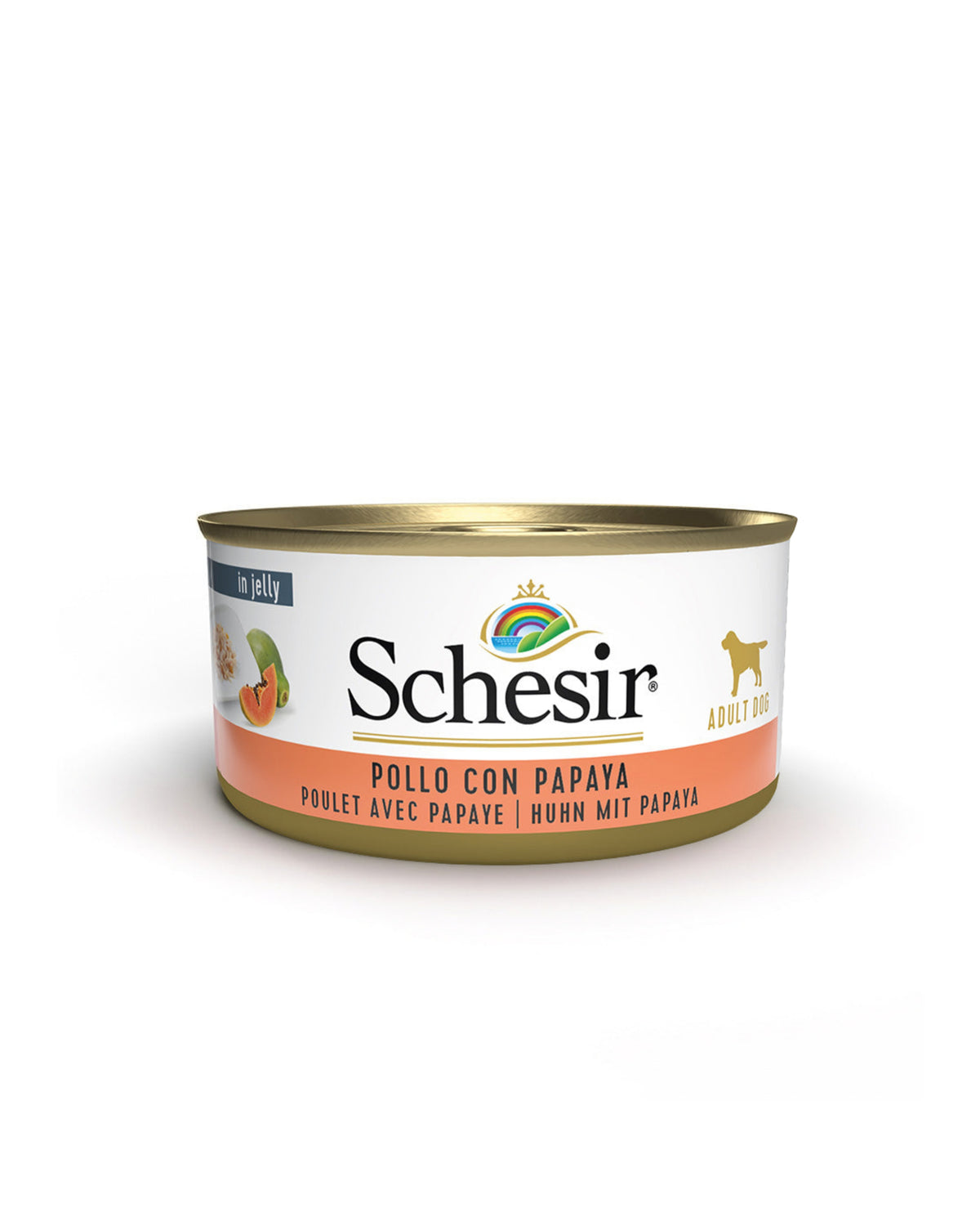 Tavuklu ve Papayalı Jöleli Köpek Konservesi Schesir 150g