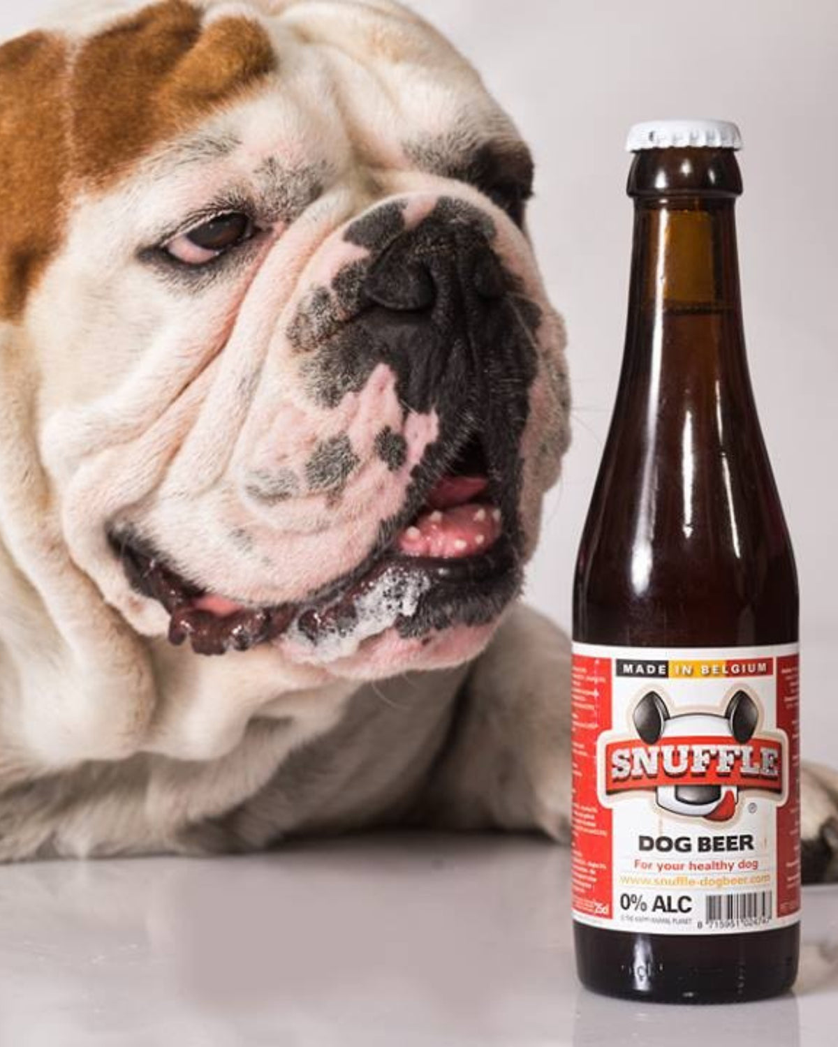 Tavuklu ve Sığır Etli Alkolsüz Köpek Birası Snuffle Cam Şişe 250ml