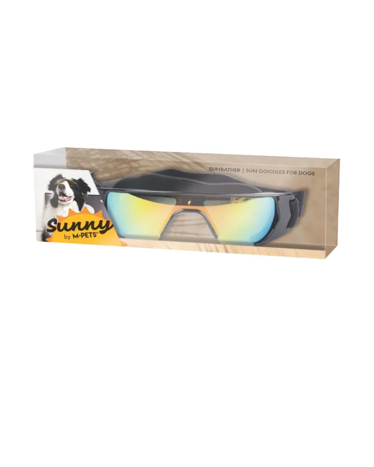 UV Korumalı Köpek Güneş Gözlüğü Siyah M-Pets Sunny Goggles Sunbather