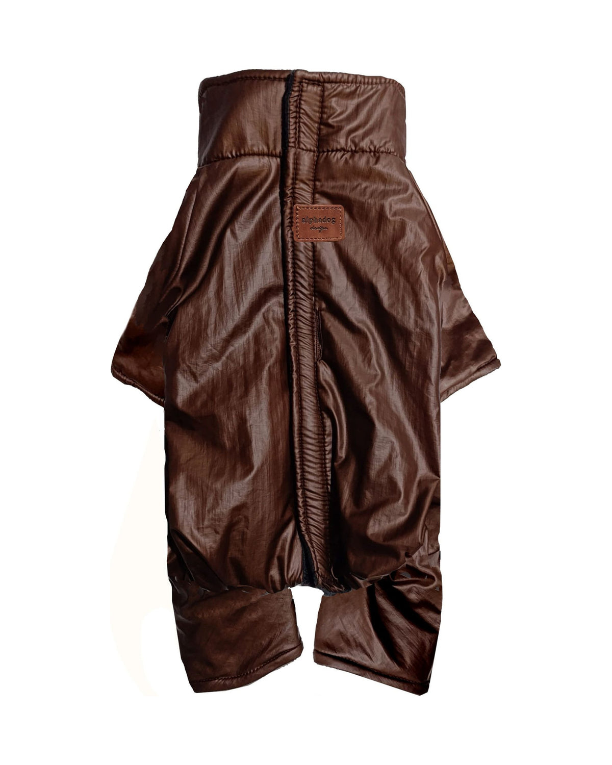 Polar Astarlı Kahverengi Köpek Yağmurluk Tulum Alphadog Coverall Cacao