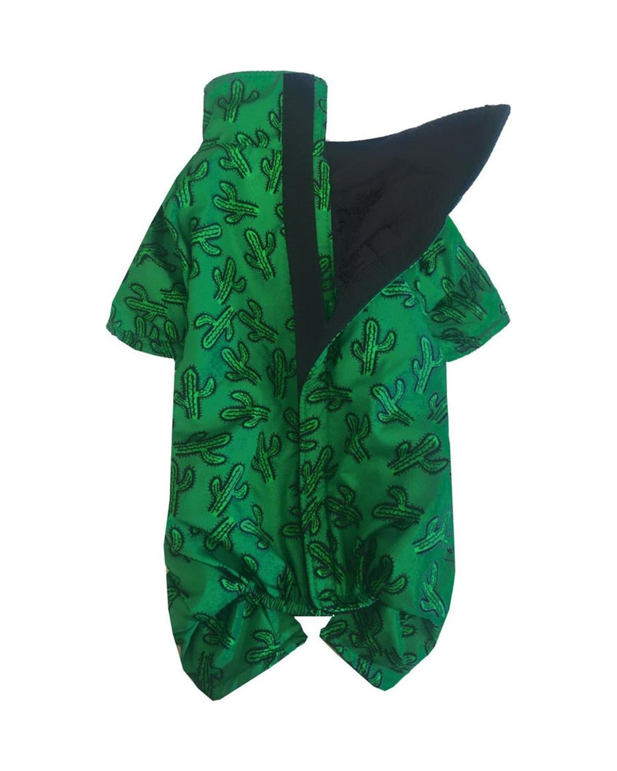 Polar Astarlı Kaktüs Desenli Köpek Yağmurluk Tulum Alphadog Cactus Coverall