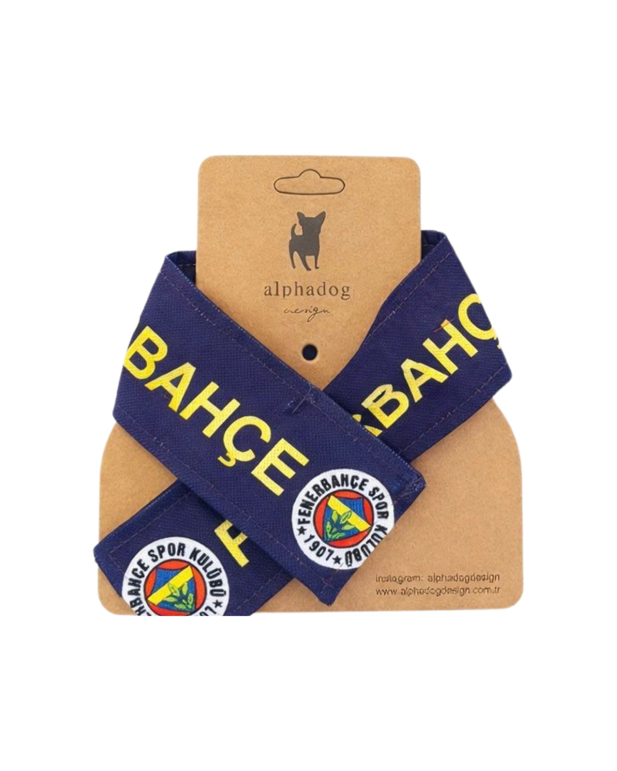 Lacivert Sarı Fenerbahçe Küçük Irk Köpek Atkısı Alphadog