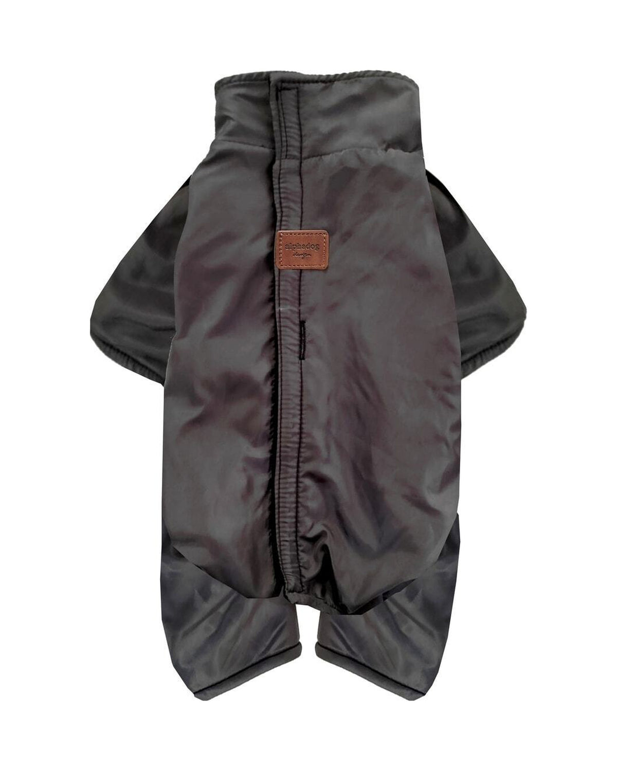 Astarlı Füme Su Geçirmez Köpek Yağmurluk Tulum Alphadog Coverall Fume