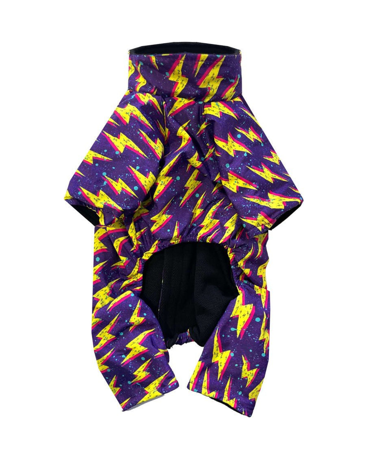 Polar Astarlı Şimşek Desenli Köpek Yağmurluk Tulum Alphadog Thunder Coverall