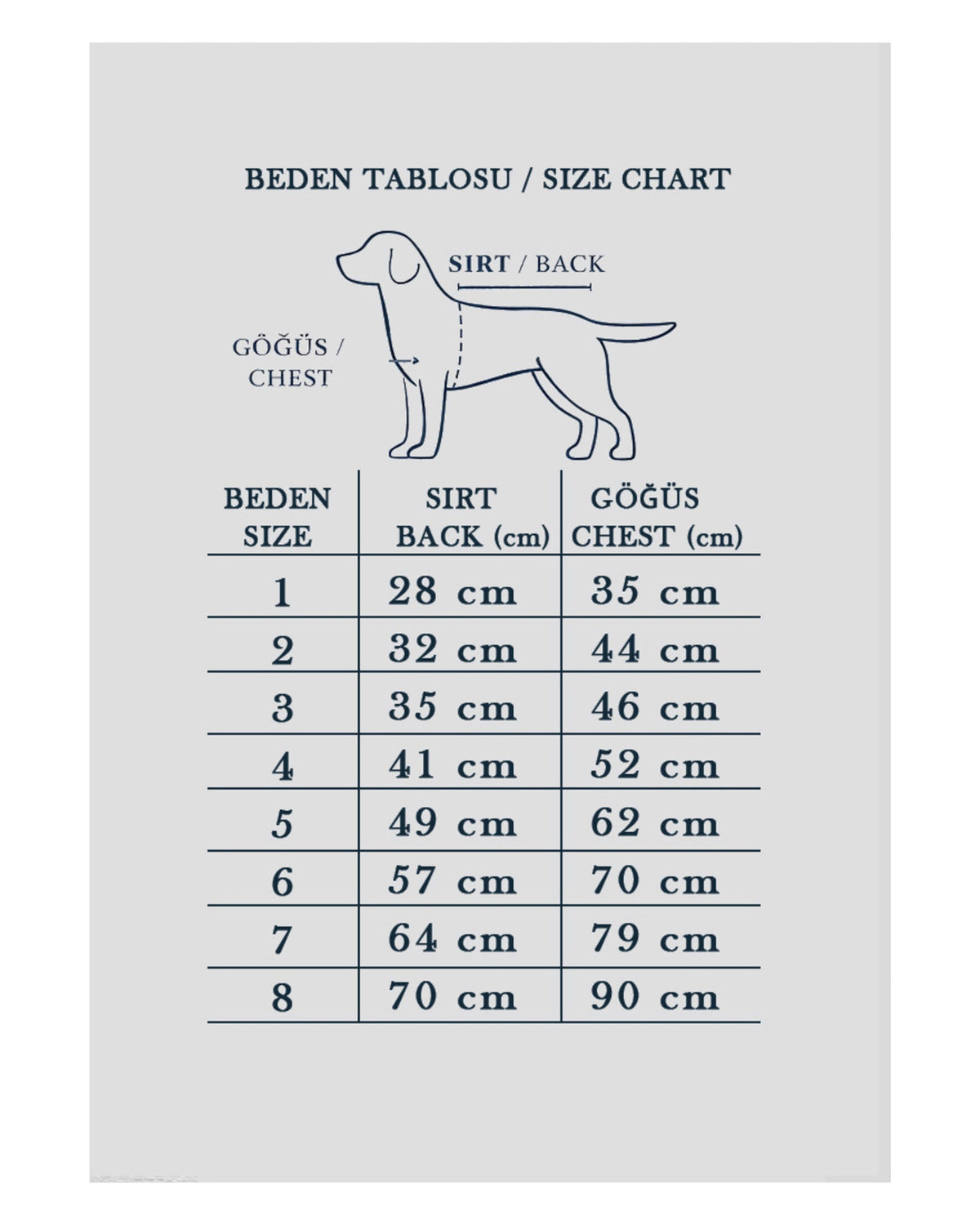 Ayıcık Desenli Kot Yakalı Köpek Tişörtü Alphadog Bear Tee Beden Tablosu