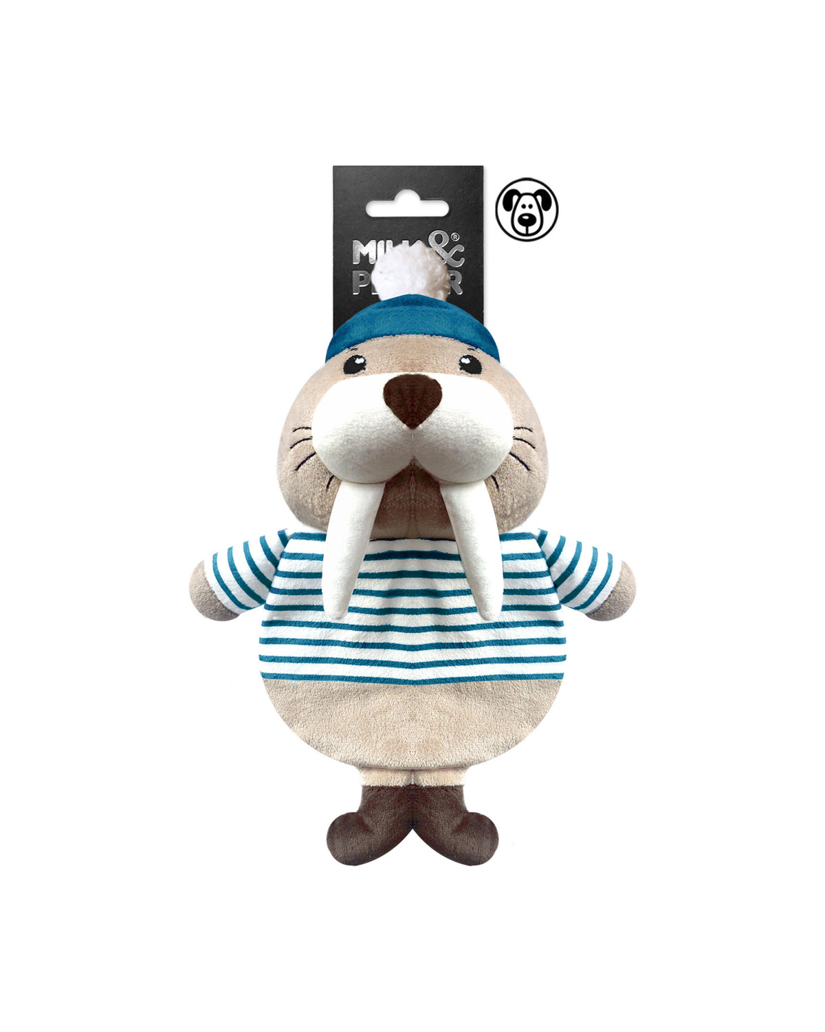 Sesli Peluş Mors Köpek Oyuncağı Milk&Pepper Preston Dog Toy