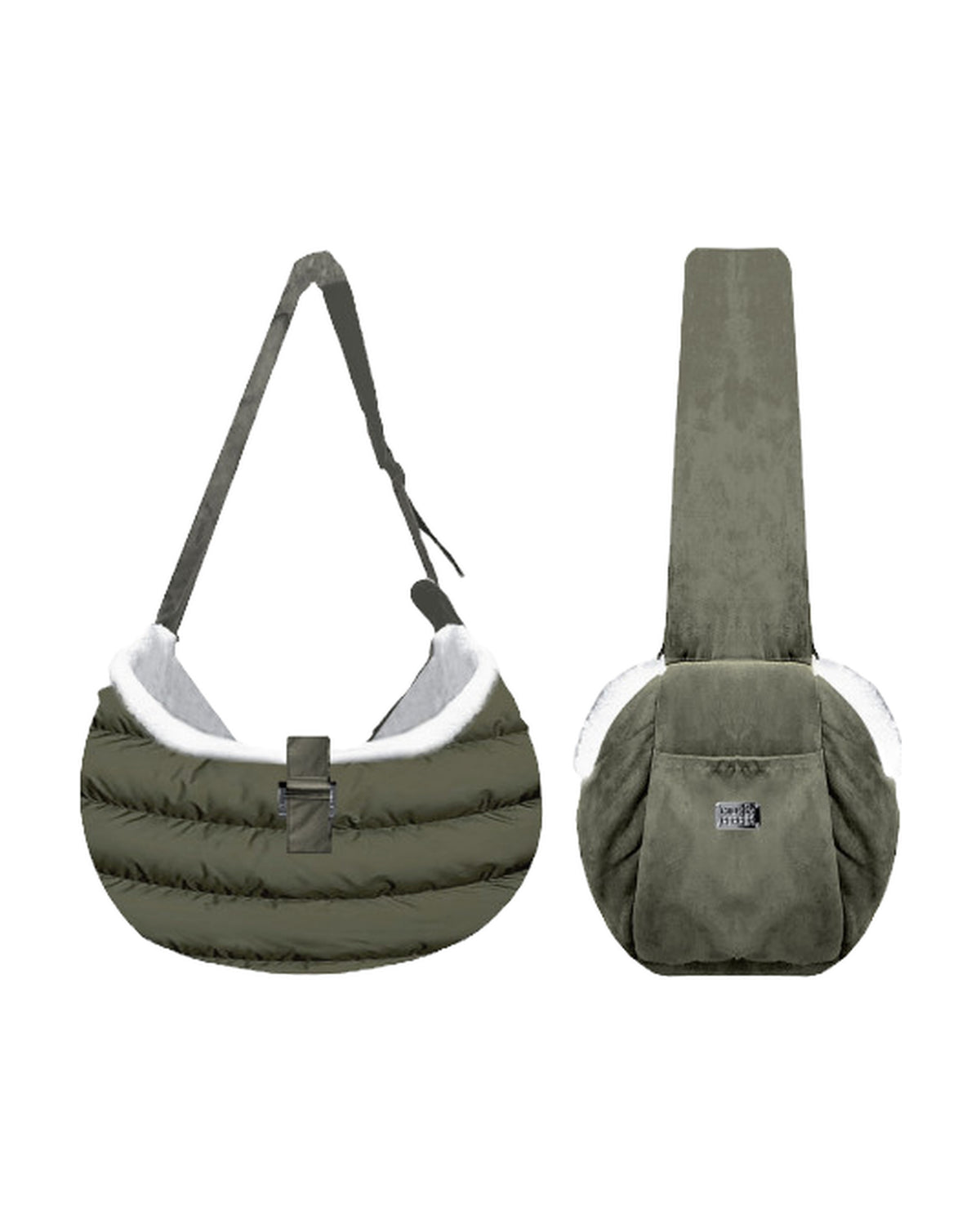 Yumuşak Astarlı Köpek Taşıma Çantası Milk&Pepper Sling Bag