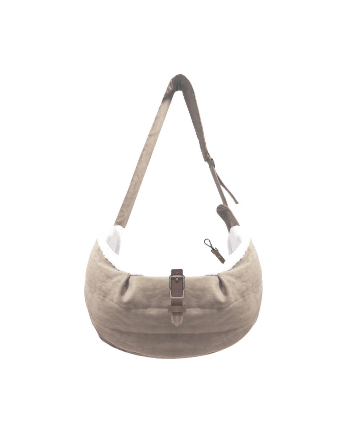 Yumuşak Astarlı Köpek Taşıma Çantası Milk&Pepper Sling Bag