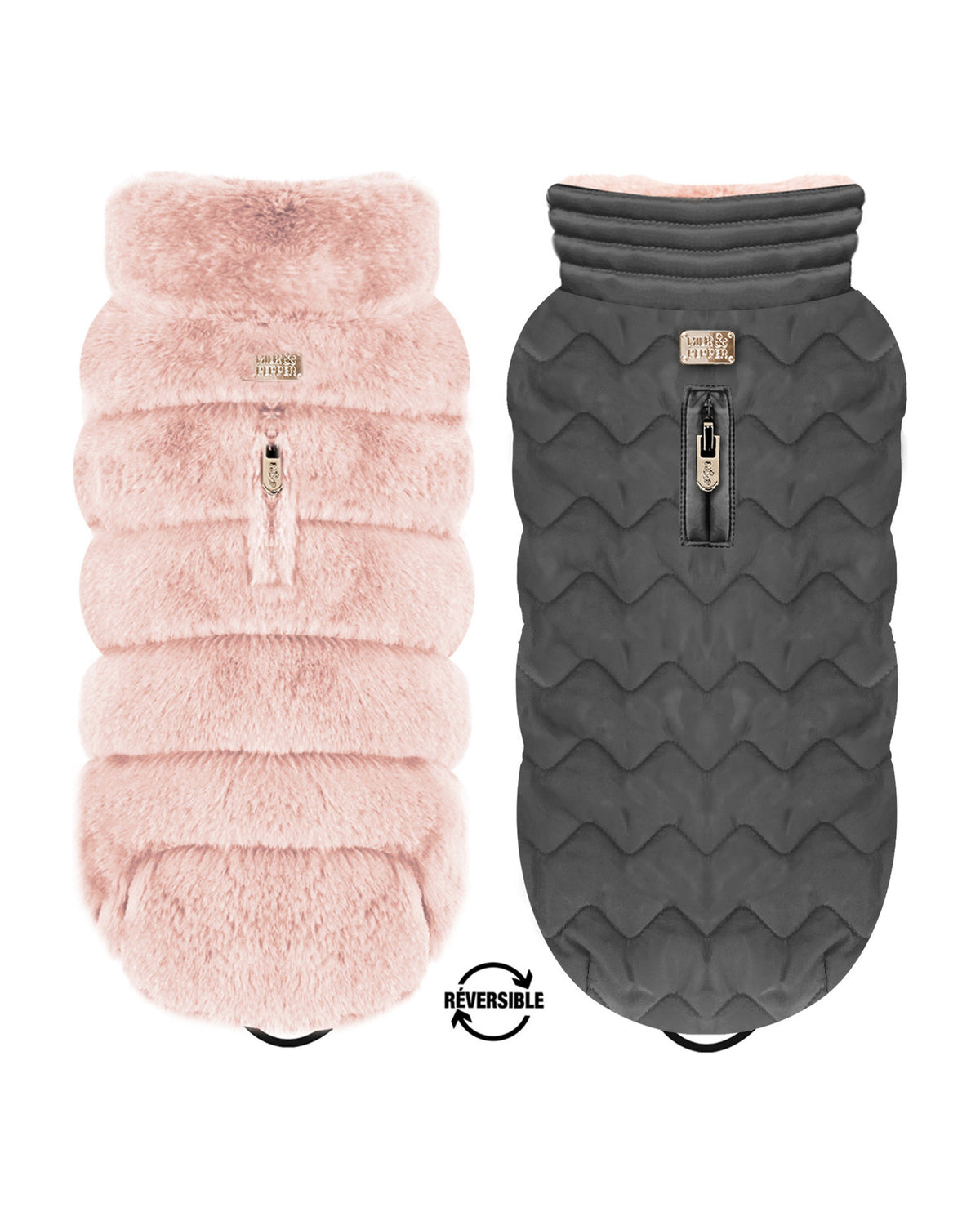Çift Taraflı Şişme Köpek Montu Milk&Pepper Louise Reversible Puff Jacket