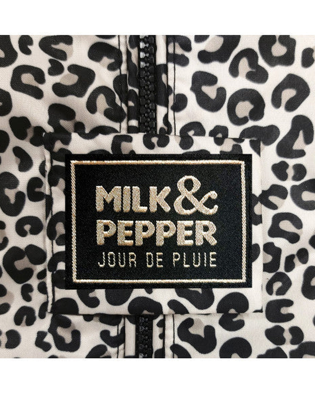 Göğüs Tasmalı Su Geçirmez Köpek Yağmurluğu Milk&Pepper Hawa Leopar