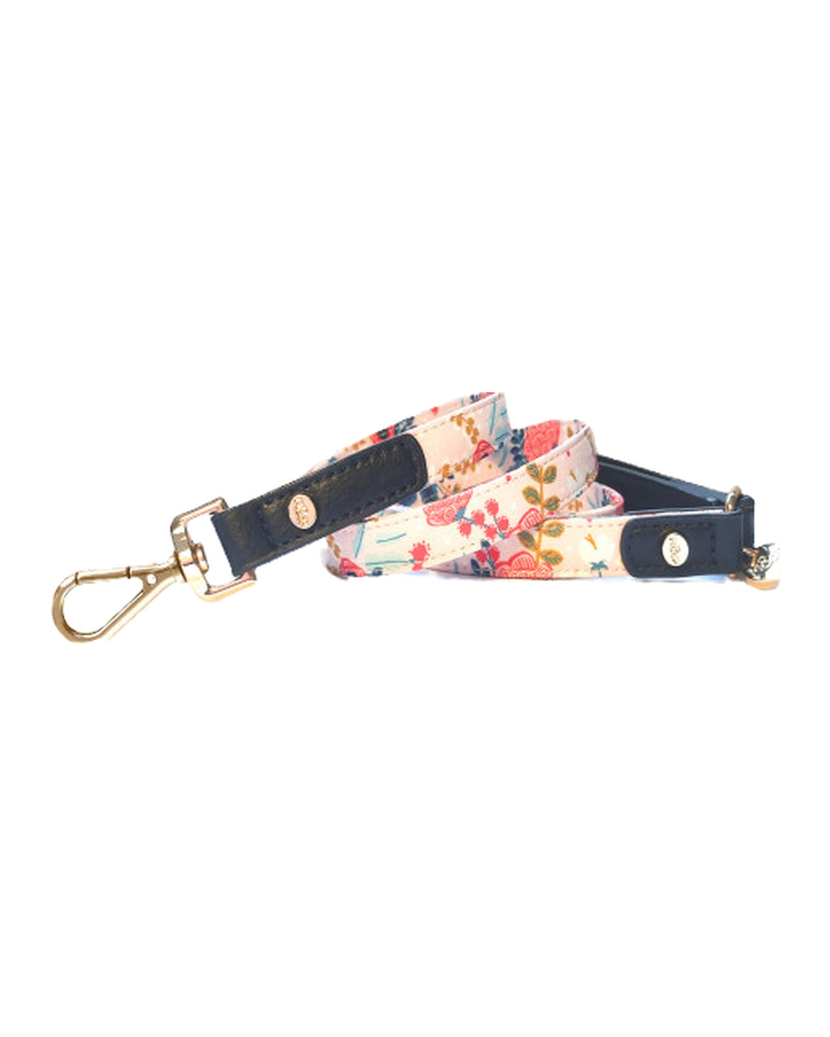 Çiçek Desenli Köpek Gezdirme Kayışı Milk&Pepper Flora Pembe