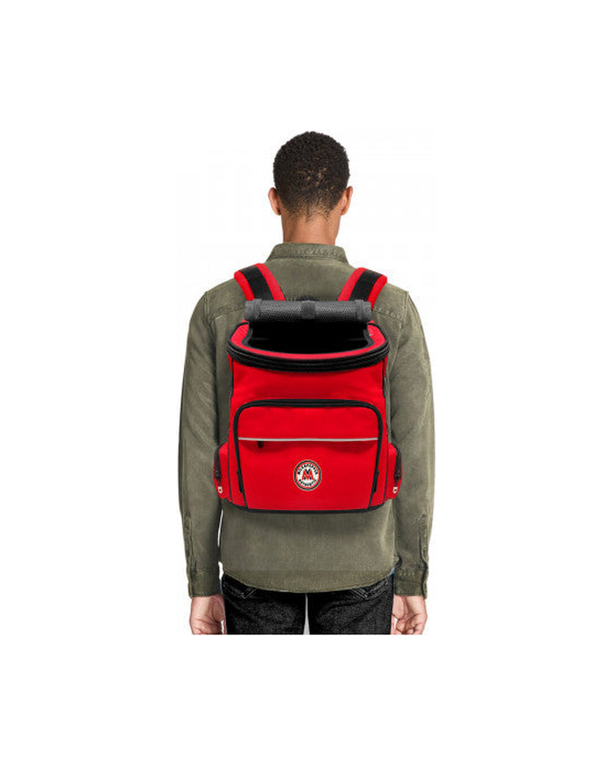 Havalandırmalı Köpek Taşıma Sırt Çantası Milk&Pepper Backpacker Backpack