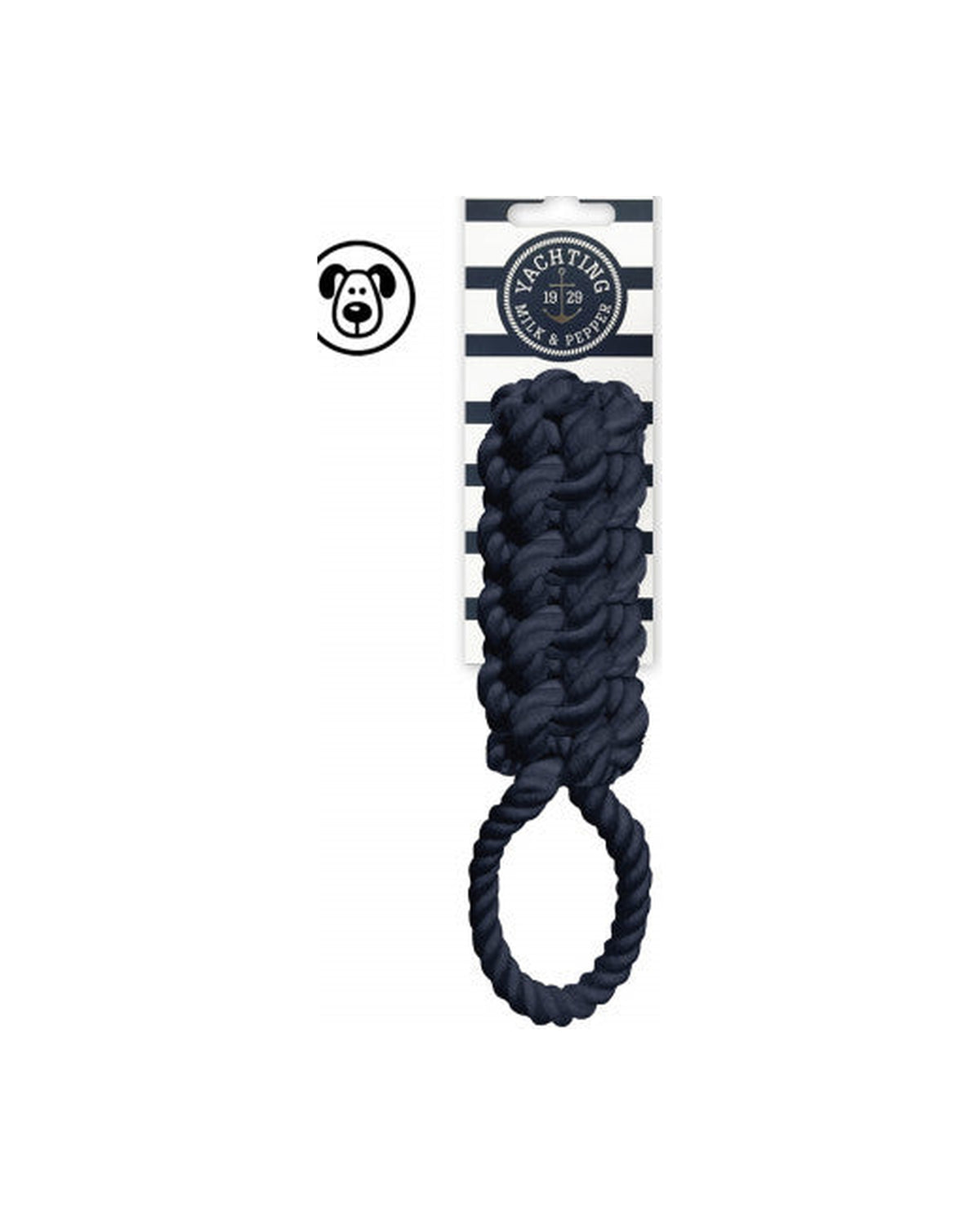 Denizci Halatından Köpek Oyuncağı Milk&Pepper Petit Hauban Toy Lacivert