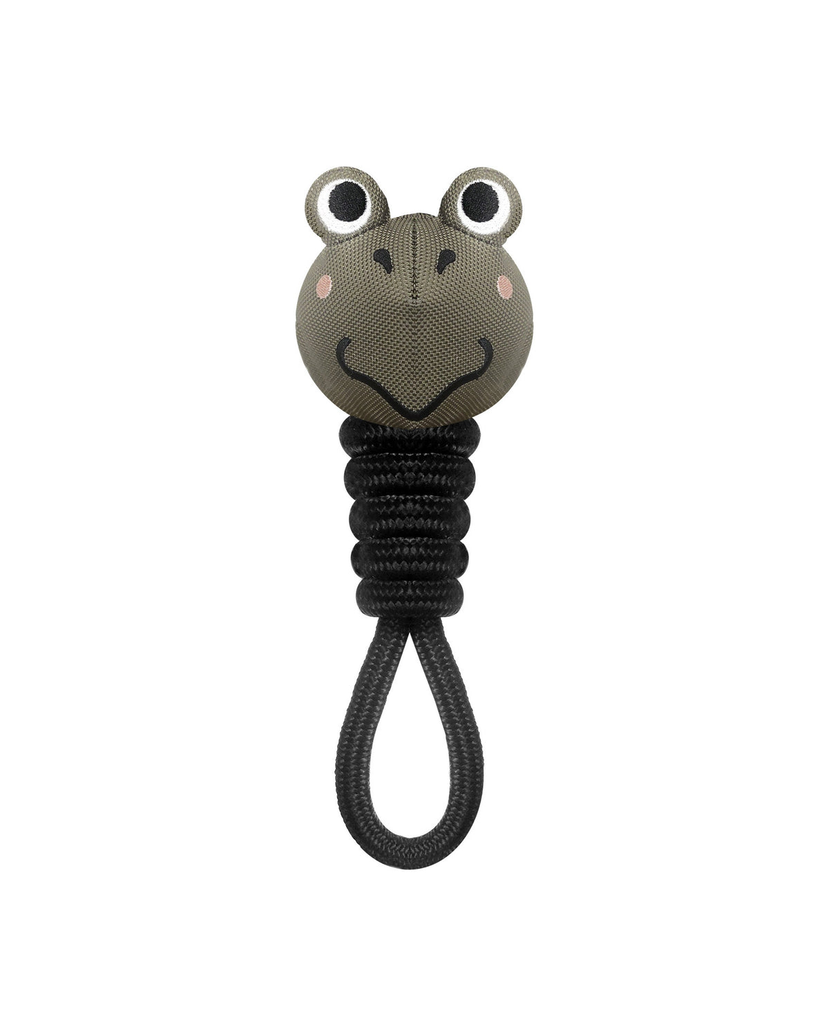 Tutma İpli Sesli Kurbağa Köpek Oyuncağı Milk&Pepper Frog Toy