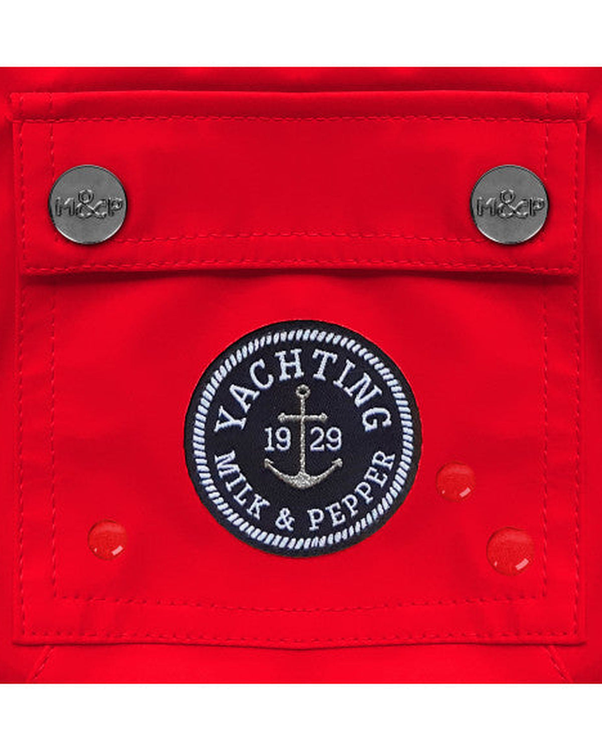 Çıkarılabilir Kapüşonlu Su Geçirmez Köpek Yağmurluğu Milk&Pepper Babord Raincoat