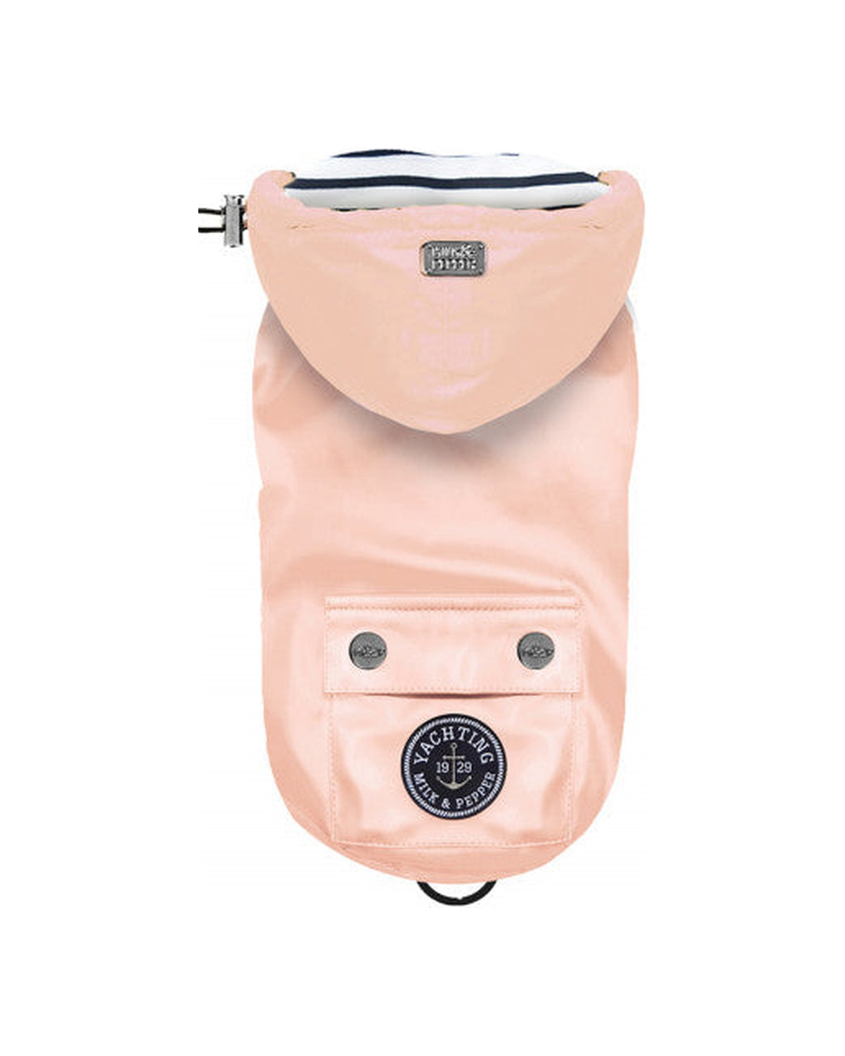 Çıkarılabilir Kapüşonlu Su Geçirmez Köpek Yağmurluğu Milk&Pepper Babord Raincoat