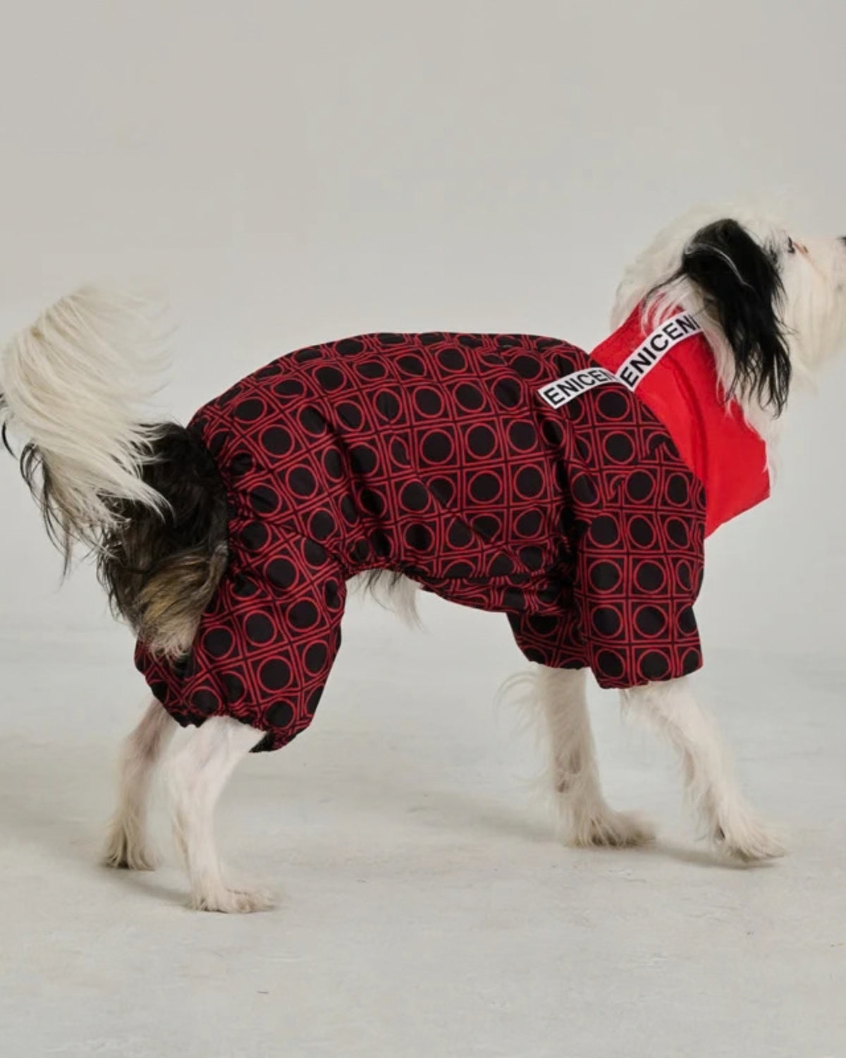 Yağmur ve Rüzgara Karşı Köpek Tulumu Godoist Puffer Jumpsuit London