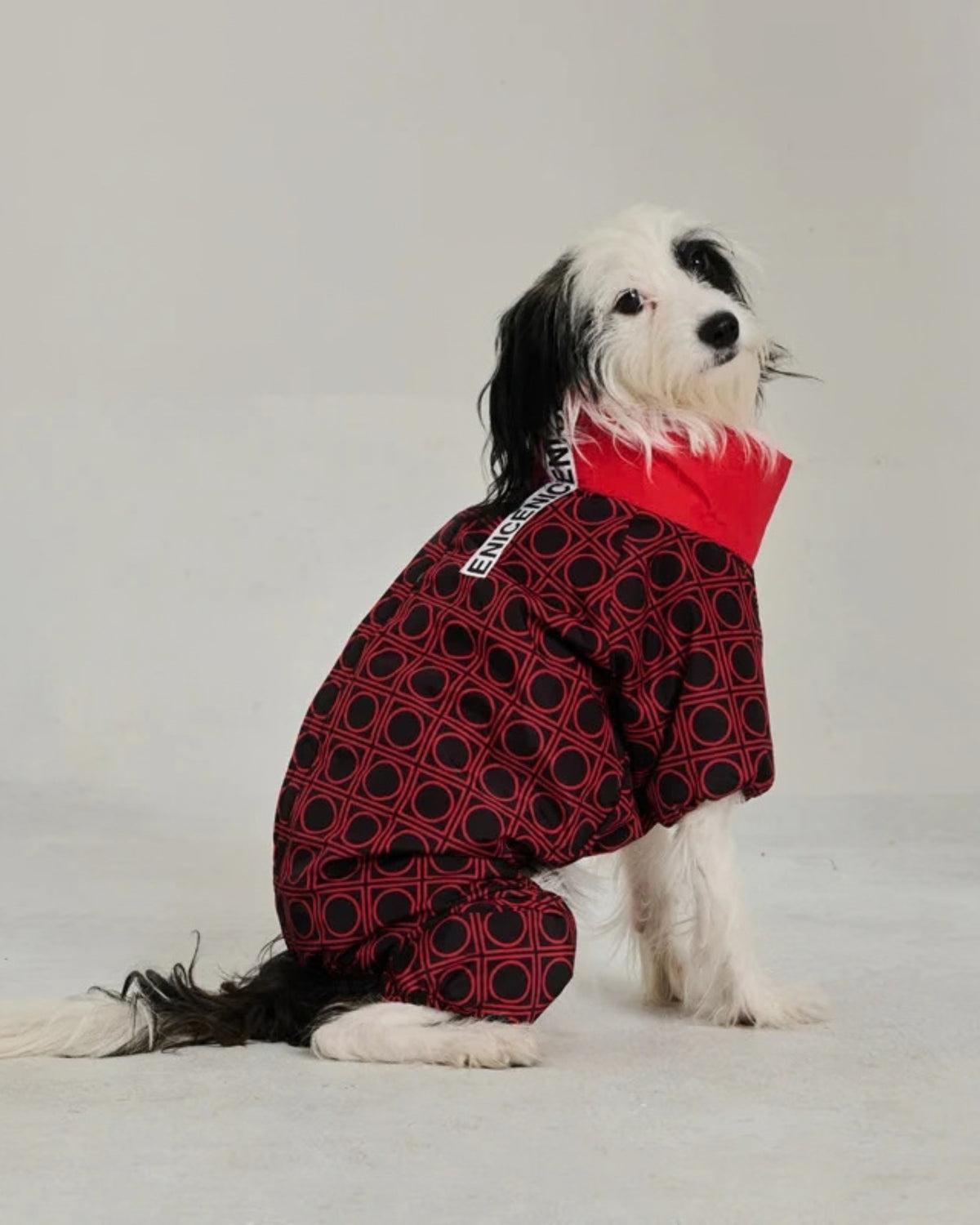 Yağmur ve Rüzgara Karşı Köpek Tulumu Godoist Puffer Jumpsuit London