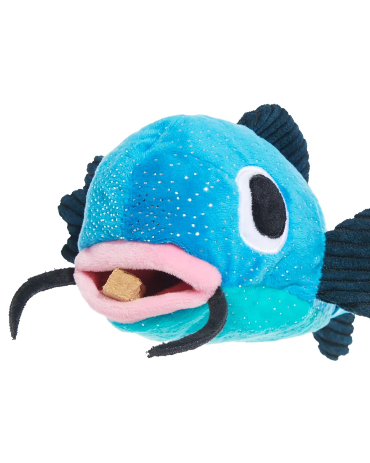 Yayın Balığı Figürlü Ödül Cepli Peluş Köpek Oyuncağı BARK Catfish Claude
