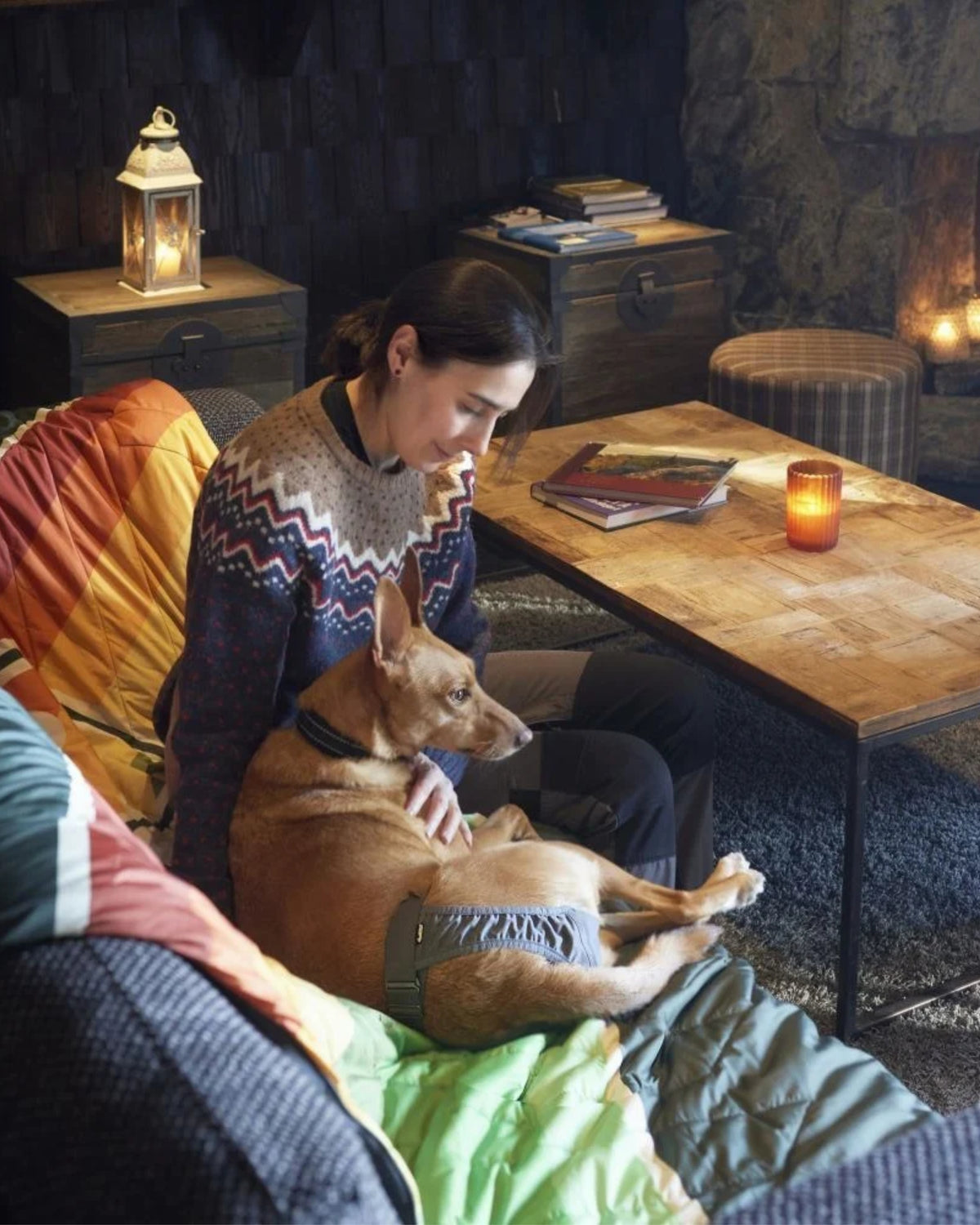 Yıkanabilir Emici Katmanlı Dişi Köpek Kızgınlık Külotu Gri Hurtta Breezy Hygiene Pants ECO