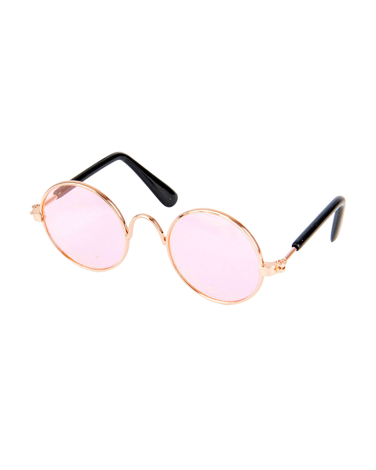Yuvarlak Çerçeveli Retro Pembe Köpek Gözlüğü Olchi Glasses