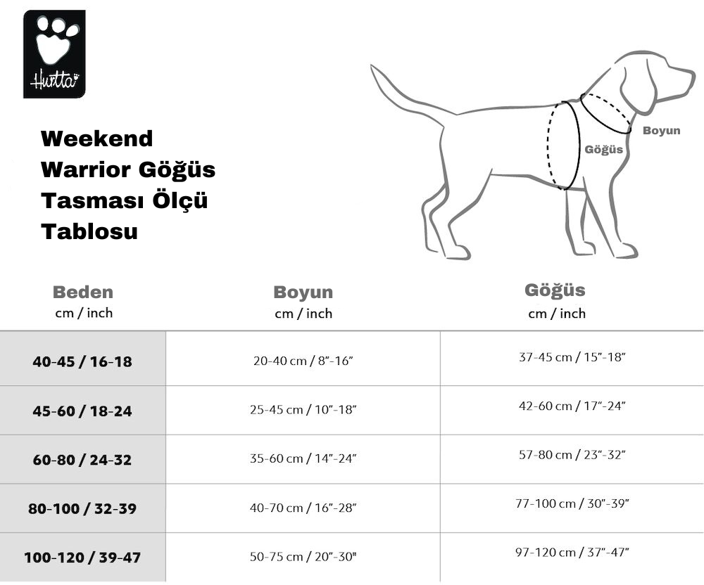 Hurtta Weekend Warrior ECO Göğüs Tasması image 1