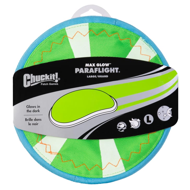 Chuckit! Paraflight Max Glow Gece Parlayan Frizbi (Büyük Boy) image 0