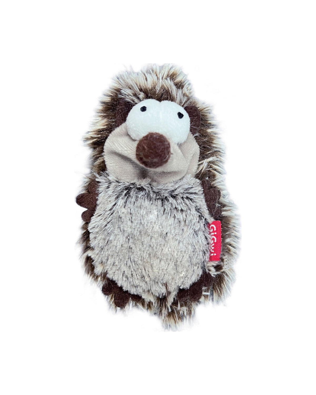 Doldurulabilir Kedi Nanesi Cepli Peluş Kirpi Kedi Oyuncağı Gigwi Refillable Catnip 3 Toplu Gri
