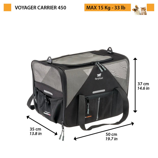Ferplast Voyager Carrier 350 Kedi/Köpek Taşıma Çantası image 2