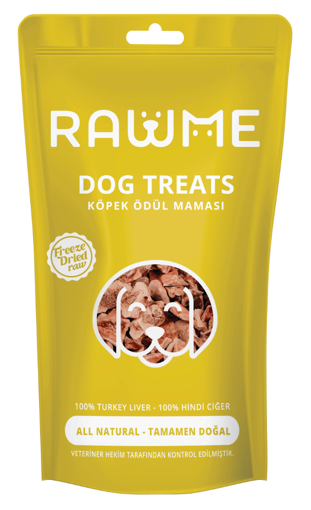 Rawme Doğal Hindi Ciğer Küpleri 40gr image 0