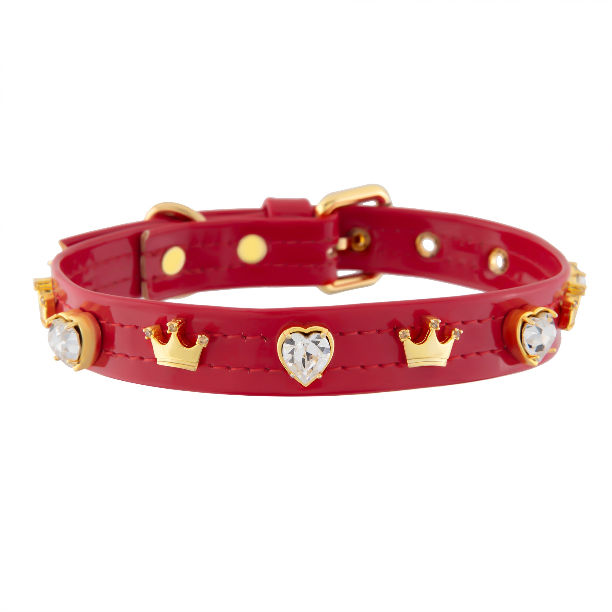 Paw Paris Red Crown Bonnie Boyun Tasması image 0