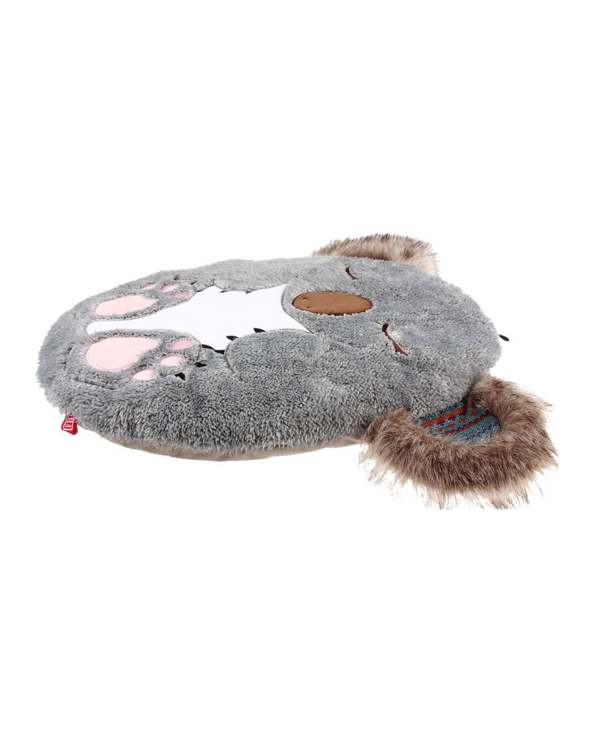 Ekstra Yumuşak Peluş Koala Şekilli Kedi ve Köpek Yatağı Gigwi Snoozy Friends Gri