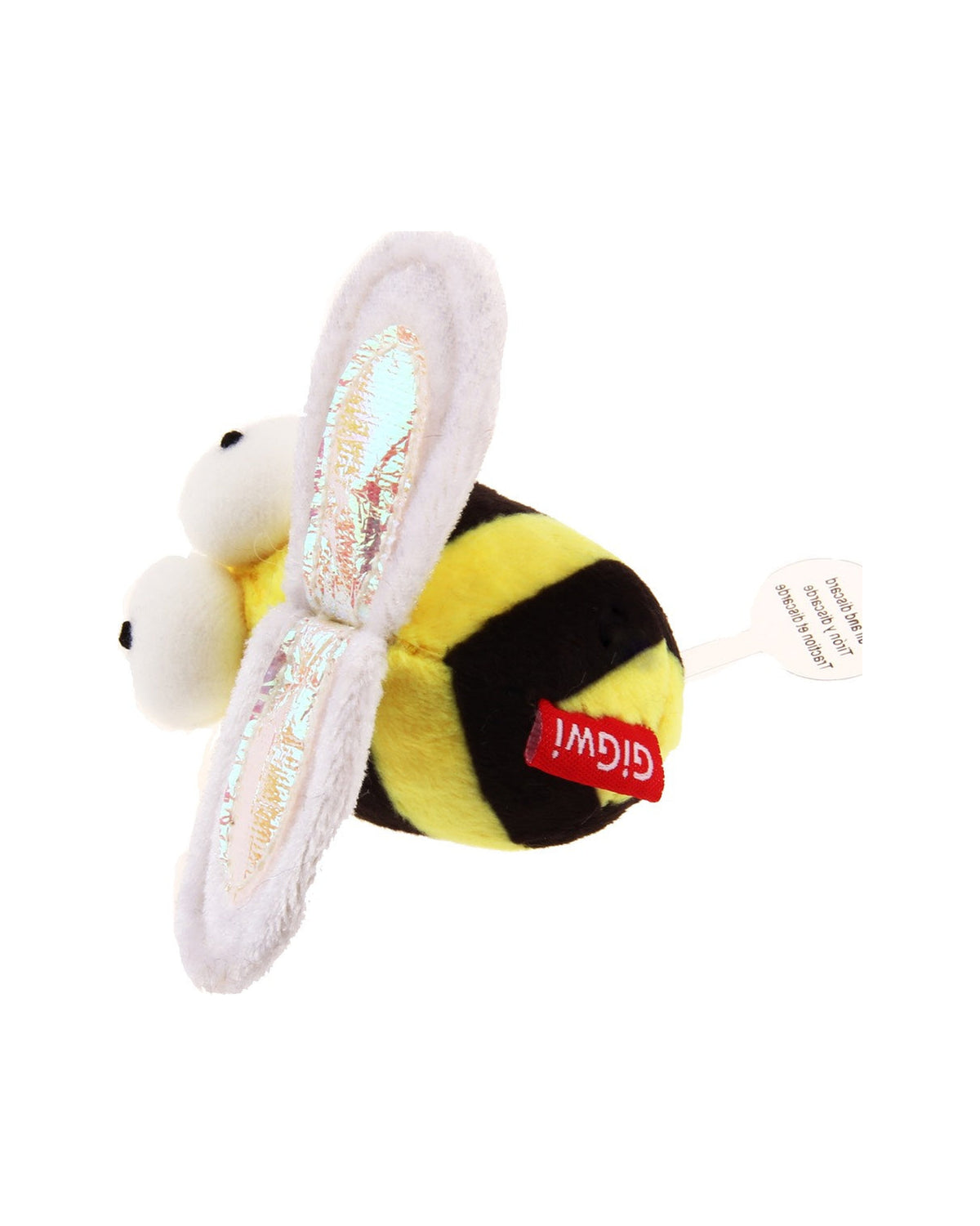 Hareket Sensörlü Gerçekçi Sesli Peluş Arı Kedi Oyuncağı Gigwi Melody Chaser Sarı/Siyah