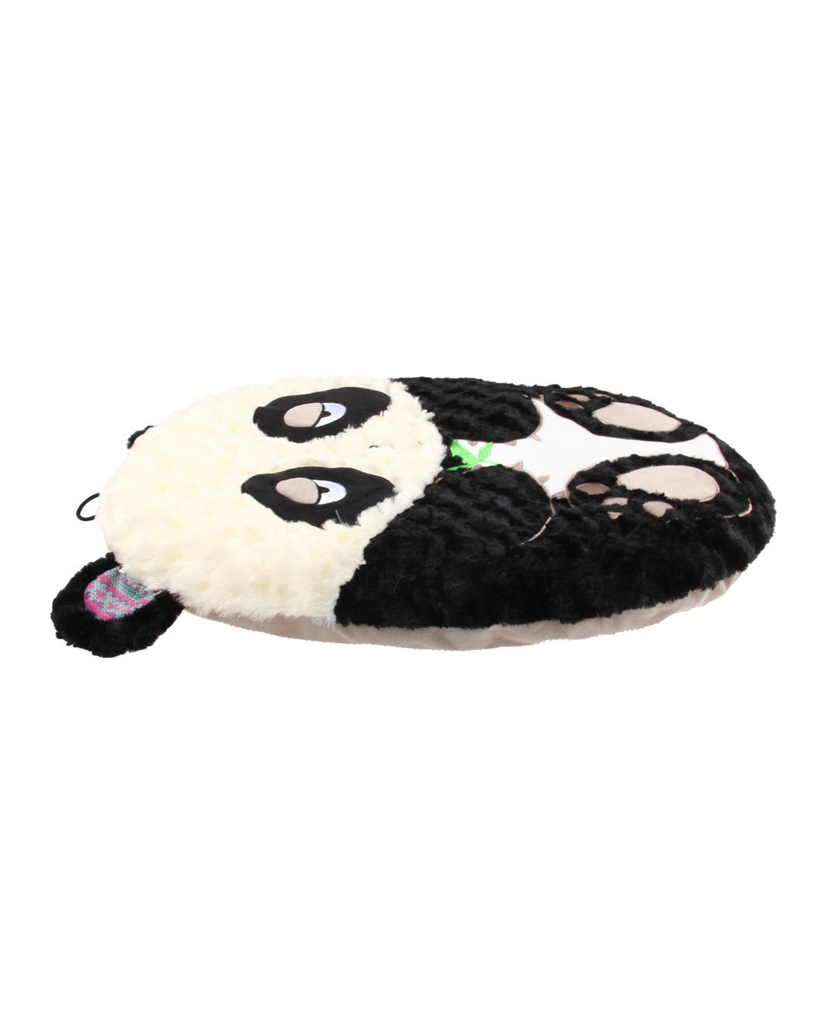Ekstra Yumuşak Peluş Panda Şekilli Kedi ve Köpek Yatağı Gigwi Snoozy Friends Siyah/Beyaz
