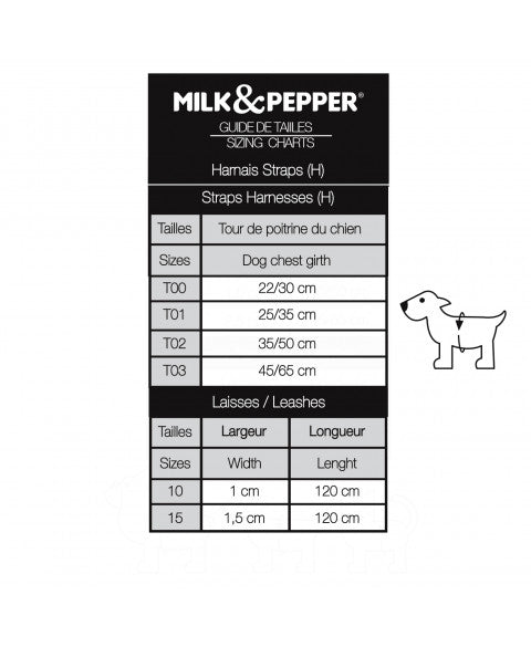 Milk & Pepper Becky Y Tipi Göğüs Tasması