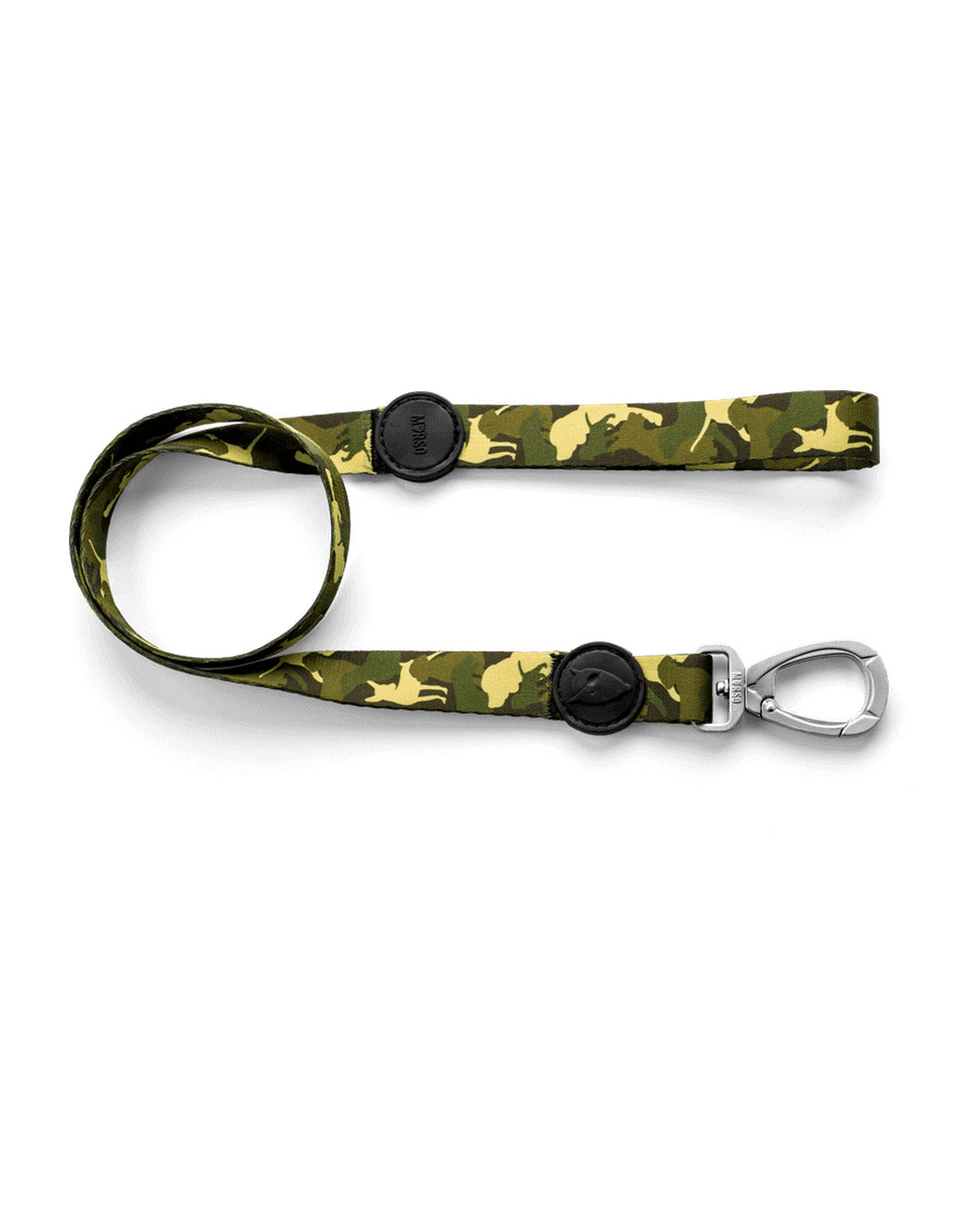 Saten Kamuflaj Desenli Köpek Gezdirme Kayışı Morso Full Metal Dog Leash
