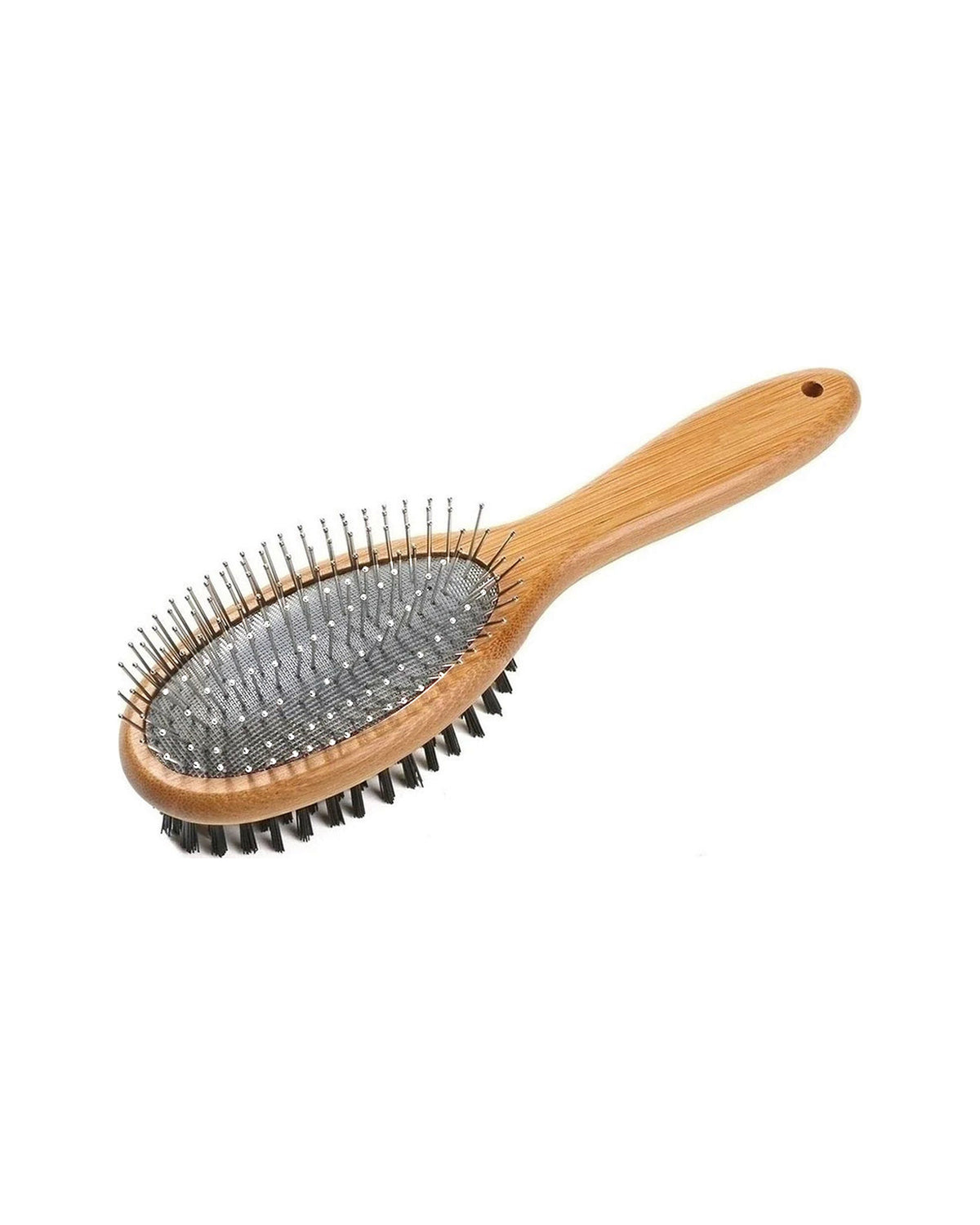 Bambu Saplı Çift Taraflı Kedi ve Köpek Tarama Fırçası M-Pets Bamboo Double-Sided Pin Brush