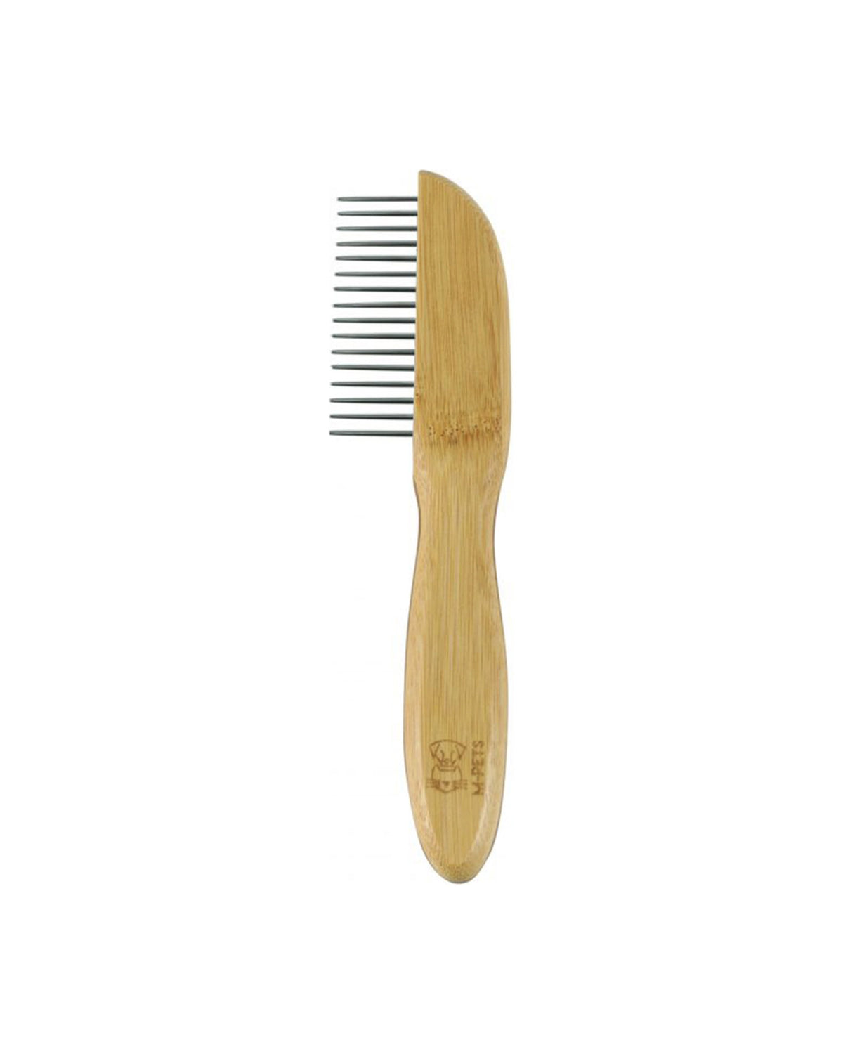 Bambu Saplı Dönen Dişli Kedi ve Köpek Tarağı M-Pets Bamboo Regular Comb 16 Diş
