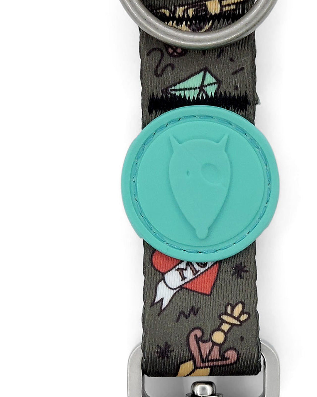 Ayarlanabilir Çok Fonksiyonlu Saten Dövme Desenli Köpek Gezdirme Kayışı Morso Ink Tank Multifunction Leash