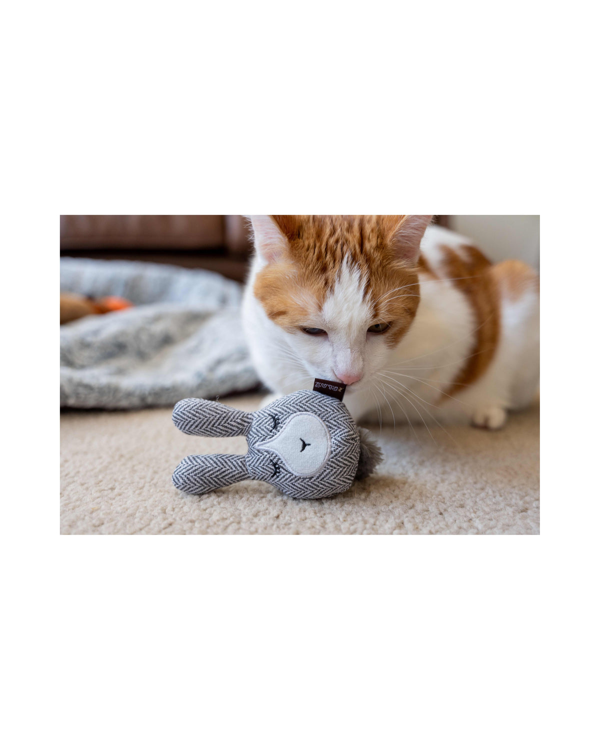 Organik Kedi Naneli Hışırtılı Tilki ve Tavşan Peluş Kedi Oyuncağı 2'li P.L.A.Y. Feline Frenzy Foxsy & Hopsy
